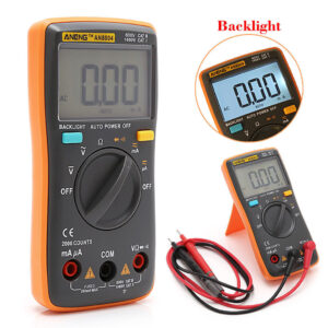 AN8004 Digital Multimeter 2000 Counts AC/DC Ammeter Voltmeter Ohm Meter