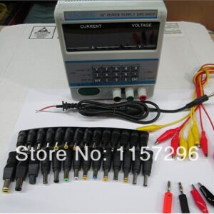 POWER SUPPLY รุ่น DPS-305CF (5 digit) แรงดัน 30V 5Amp พร้อมหัวต่อ 48 ชิ้น