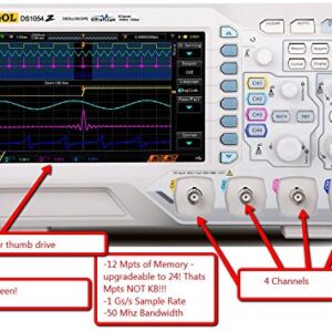 Ossilloscope RIGOL DS1054Z 50MHz 4 chanel