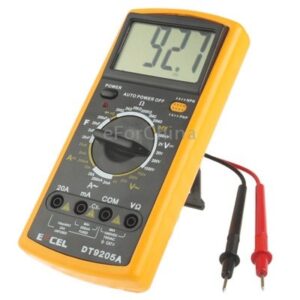 Digital LCD Voltmeter Ammeter Ohmmeter Multimeter Volt AC DC Tester meter