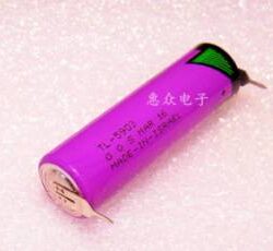 Tadiran TL-5903 (SL-360) / 14500 Lithium Battery 3.6V with Radial Pins (AA size) - ชาร์จไม่ได้